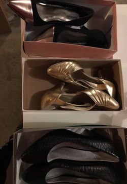 3- pairs of heels