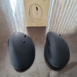 $5 Total Cost For 2 Wireless Ergonomic Computer Mice