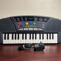 Concertmate 410 Electronic Keyboard + Power Supply Radio Shack Vintage