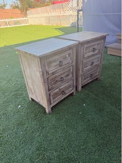 Rustic wood  Night  Stand