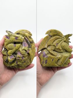 Serpentine & Stichtite Dragon