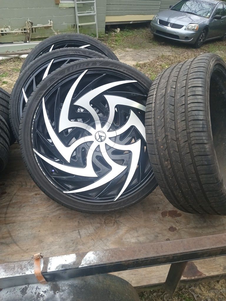 26" Rims And Tires