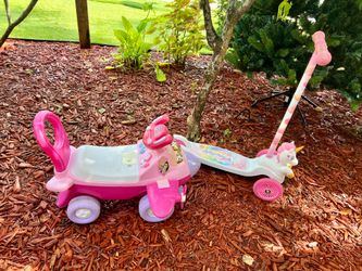 Ride on toy and scooter