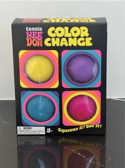 Teenie Nee Doh Color Change 4-Pack