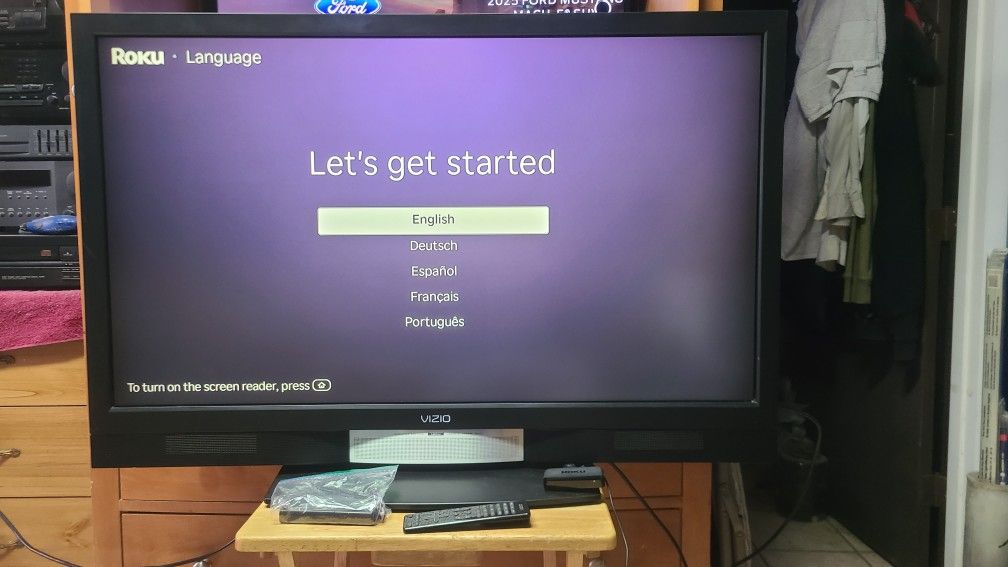 42" VIZIO With Remote And Firestick Or Roku