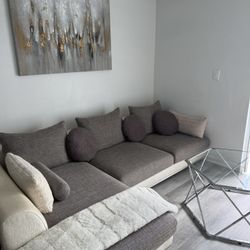 White Leather Couch