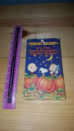 Peanuts Halloween special VHS