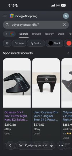 Oddesey dfx 7 putter