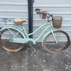 Huffy Nel Lusso Beach Cruiser Bicycle - Bike- Light Blue-