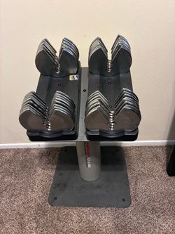 Weider Club PowerSwitch 100 Adjustable Dumbbells with Stand