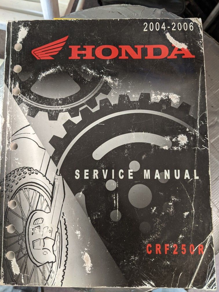 2004 2005 2006 Honda Crf250r Manual