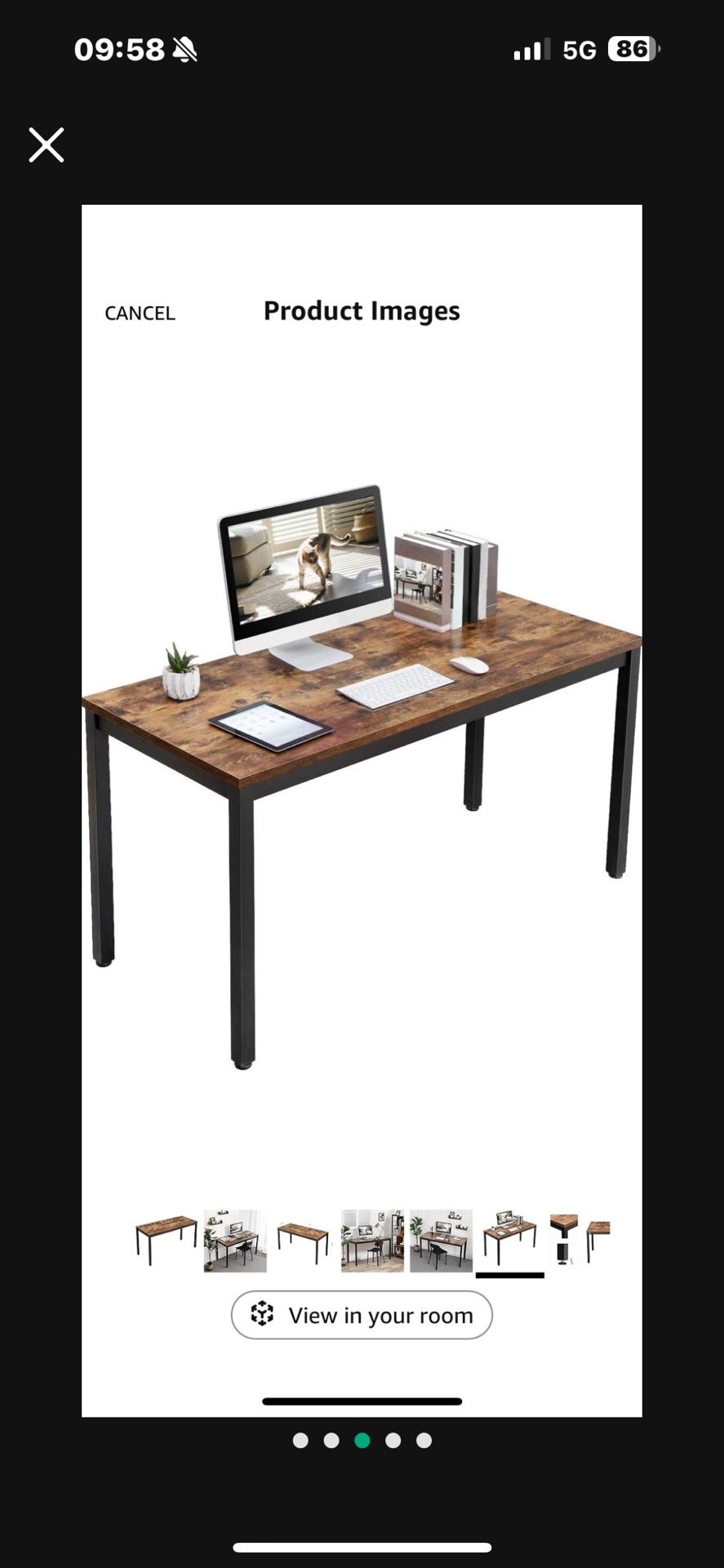 Simple office desk Computer desk(47x24)brand new in box