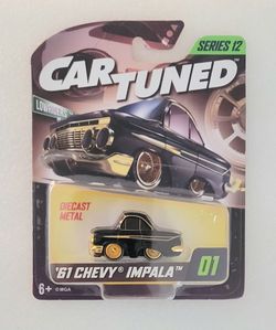 MGA Car Tuned Series 12 '61 Chevy Impala Diecast Metal Lowrider