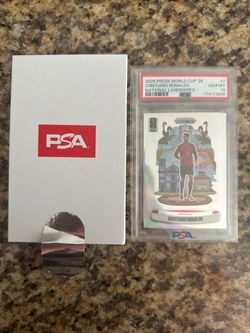 2026 Cristiano Ronaldo National Landmarks SSP #7 PSA 10 sell or trade SpongeBob triple auto sapphire
