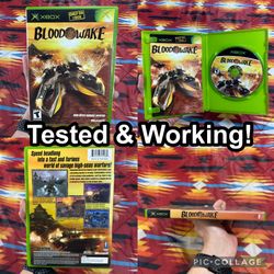 Blood Wake (Microsoft Xbox, 2002) CIB Complete Manual Tested & Working!