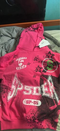 Sp5der stencil hoodie