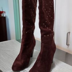 2 Pair Studded Knee Hi Boot. 3inch Heel