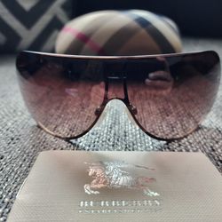 BURBERRY B3057 Sunglasses - Brown Gradient - Unisex