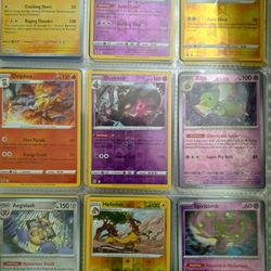 Pokemon Holo Reverse Card Lot Of 70 rares, UnCommons, And Commons 