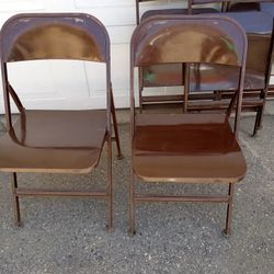 FOLDING CHAIRS  $5.00. each 