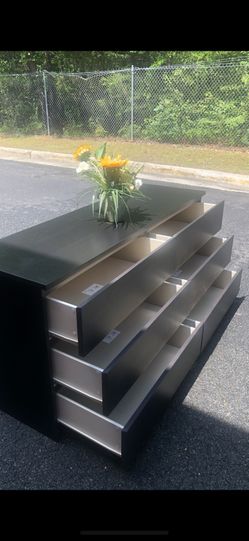 IKEA Malm Black Long Dresser Big Drawers. Drawers Sliding Smoothly Great  Condition ( Delivery Available For Extra Fee ) for Sale in Springfield, VA  - OfferUp