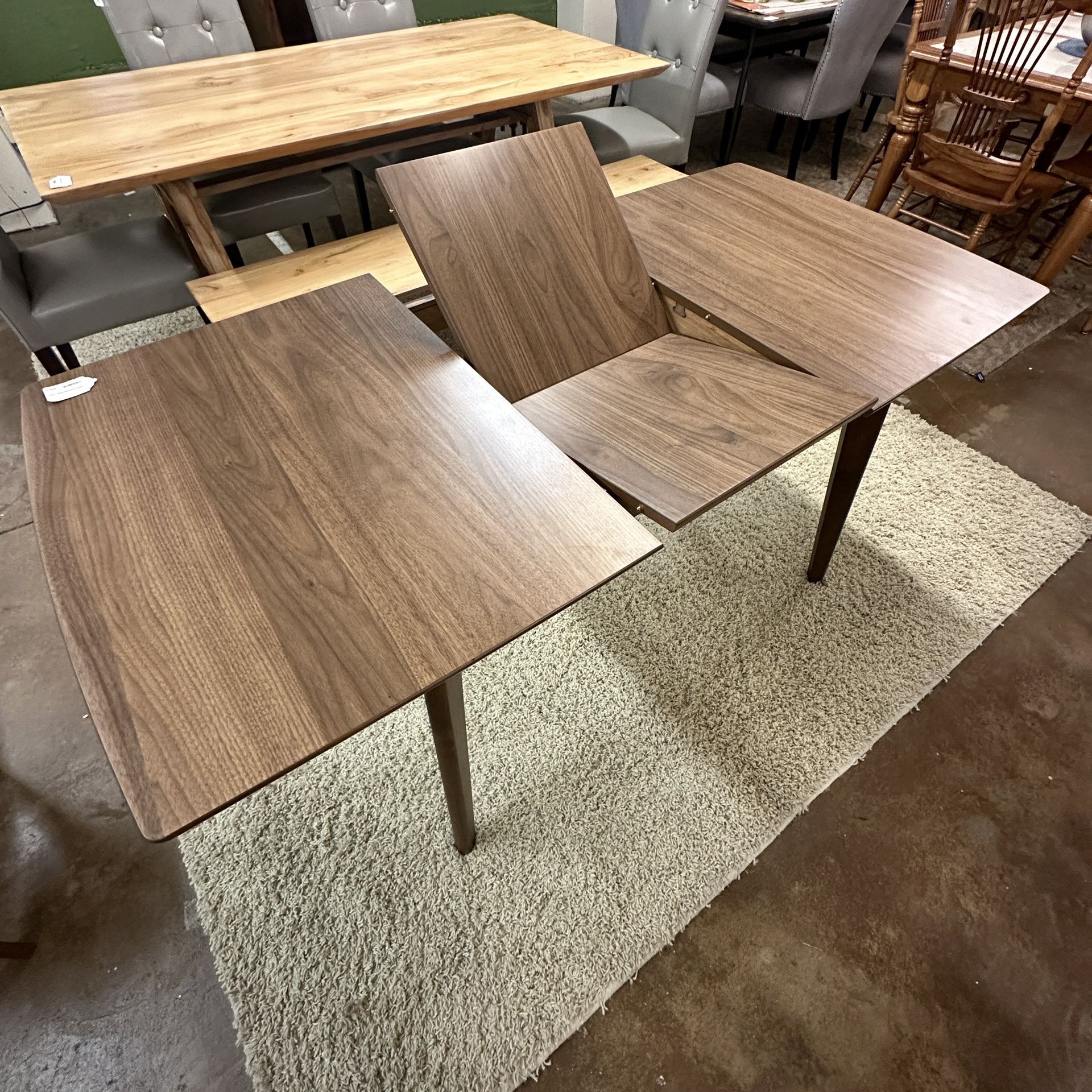 Walnut Expanding Dining Table