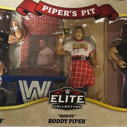 WWE Elite Pipers pit 3 pack for sale or trade