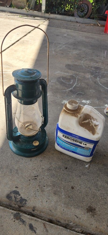 V&O Camping Kerosene Metal Green Brass New Not Used $20