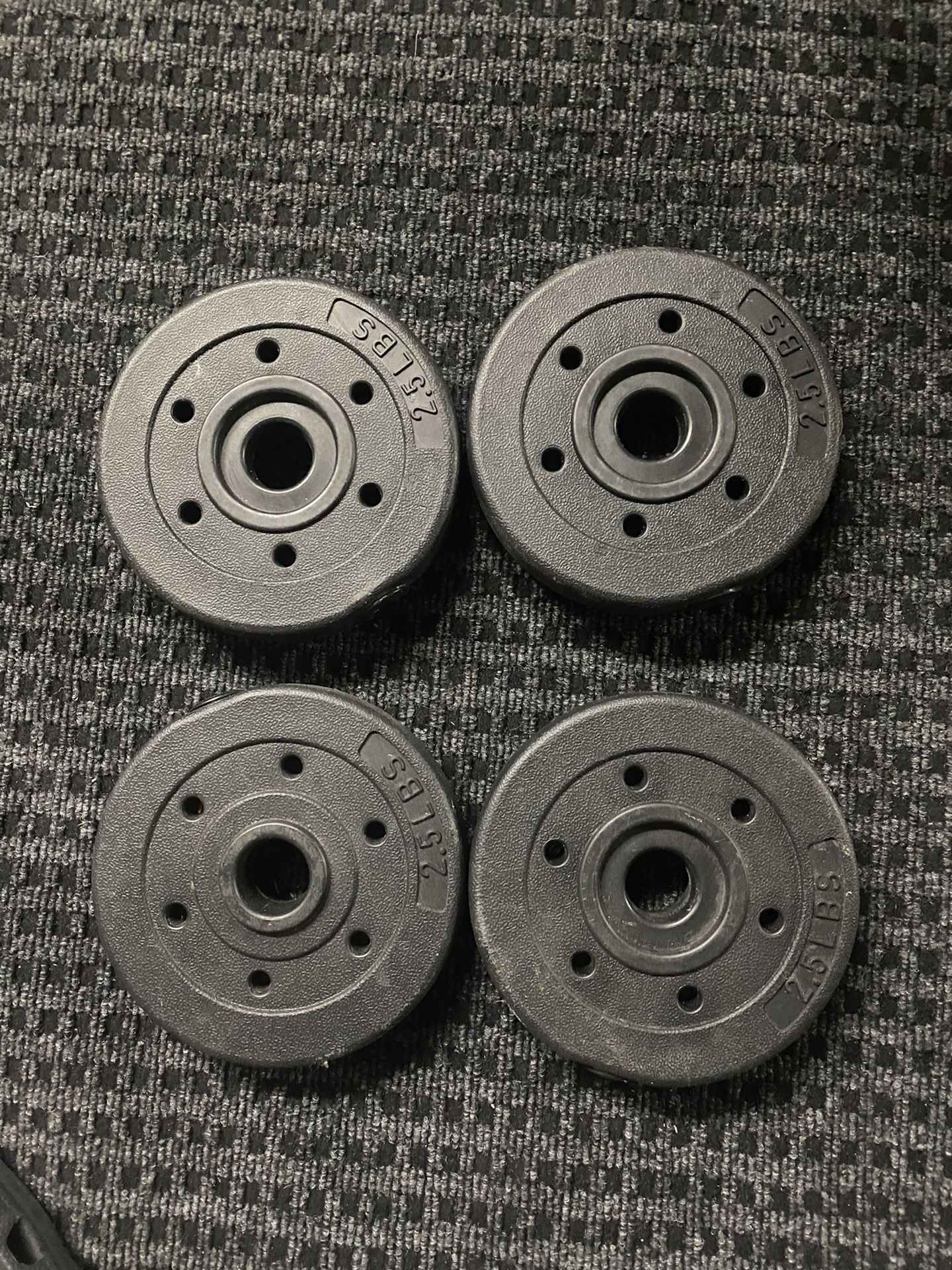 Weight plates for standard 1inch bar