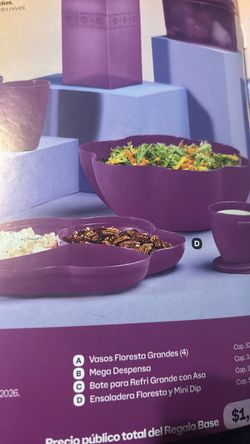 Ensaladera de Tupperwere Nueva