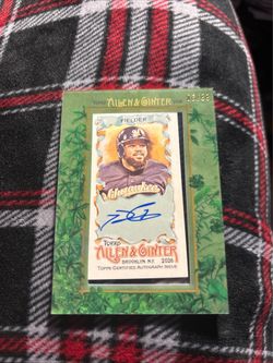 Topps Allen and Ginter 2026 prince fielder auto 06/99