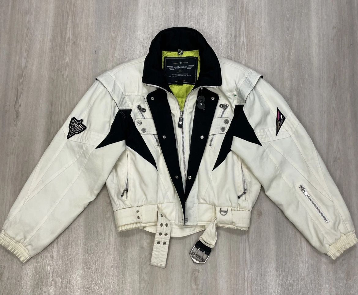 Vintage 90e Ellesse x Goldwin JAPAN EXPORT Italy Ski Racing Jacket  Womens Lrg 