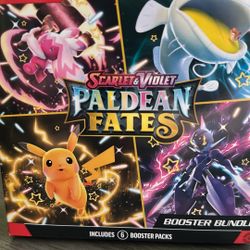 Paldean Fates 6 Pack Booster Bundle 