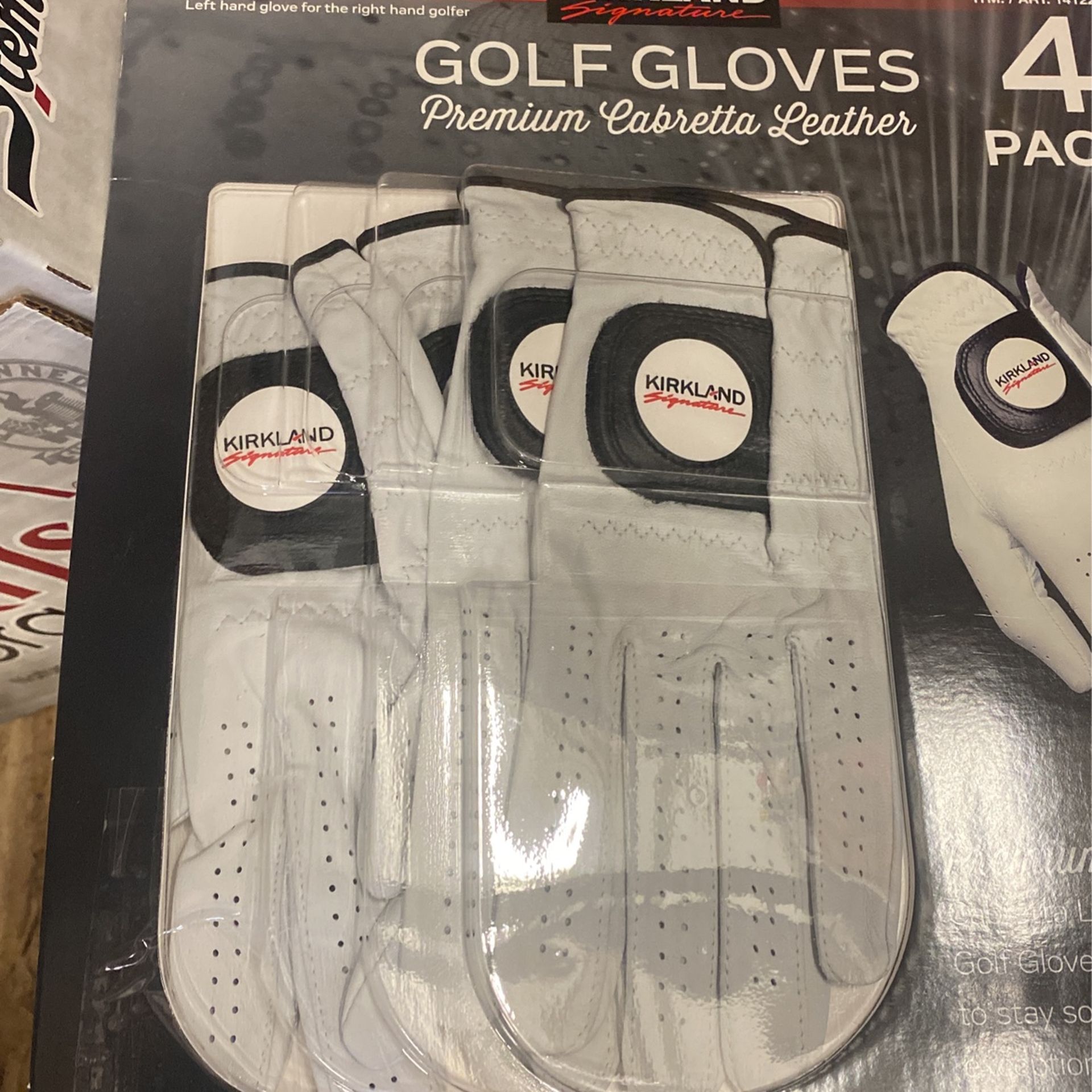Golf Gloves - 4 Pack (small, Medium And Medium/Large Sizes)