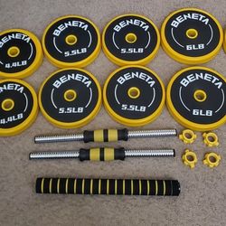 BENETA Adjustable Dumbell/Barbell