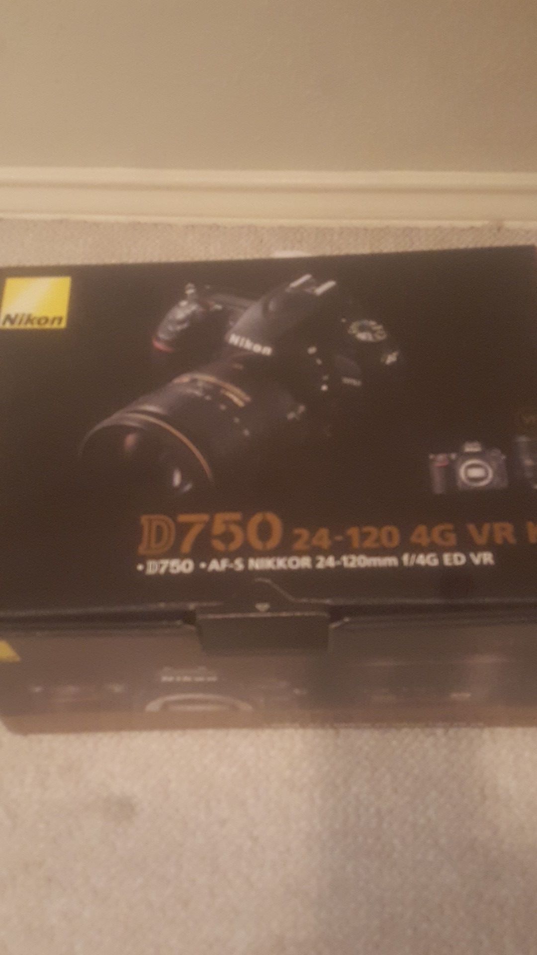 Nikon D 750 new