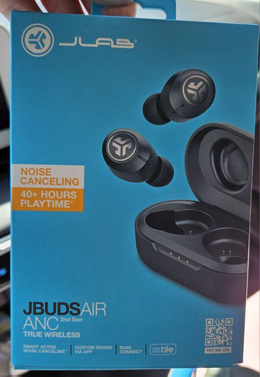 NEW JLAB JBUDS AIR WIRELESS NOISE CANCELLING EARBUDS