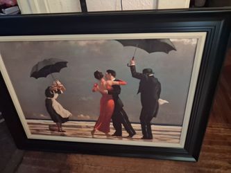 Framed Dancing Couple Art Print