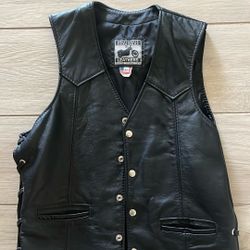 California Creation Leather Vest