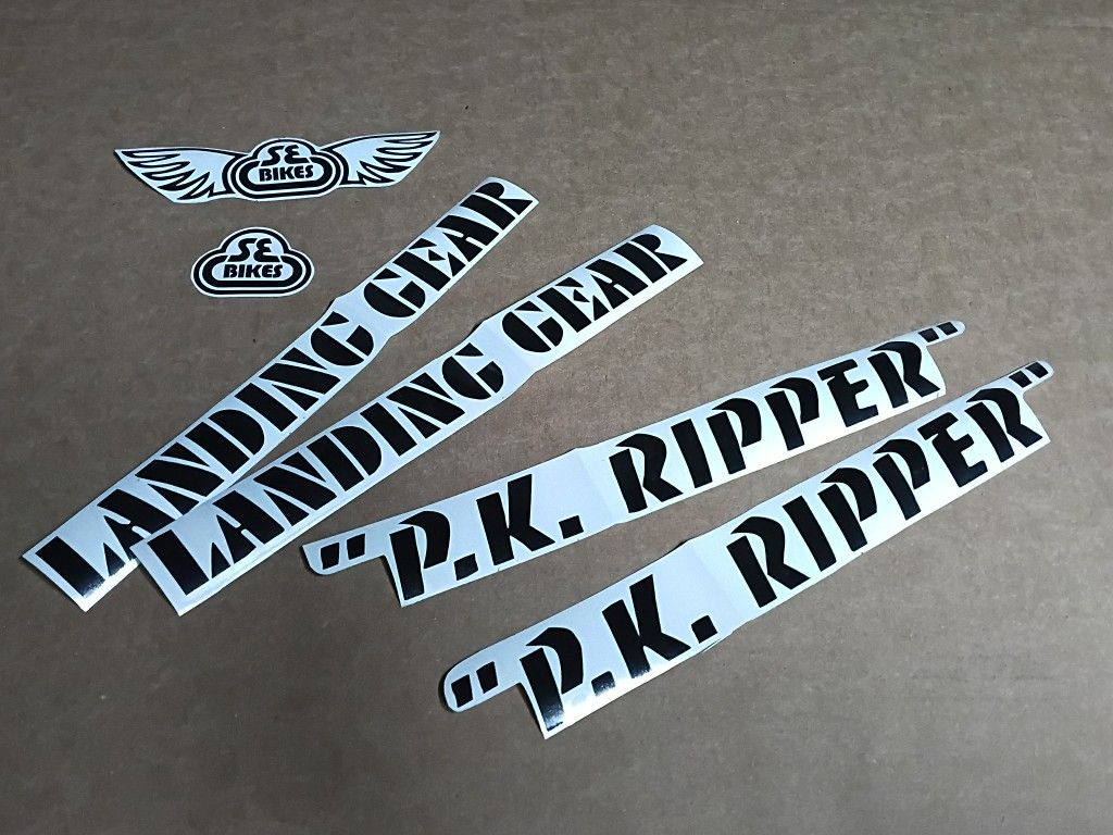 Pk Ripper Frame And Fork Decal Set
