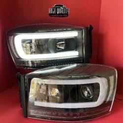 Dodge Ram 2006. 2008 Headlights.