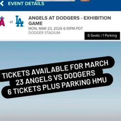 Dodgers Vs Angels  March 23
