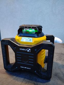 Stabila LAR 160 G Green Beam Rotary Laser Kit - Complete with Box & Receiver