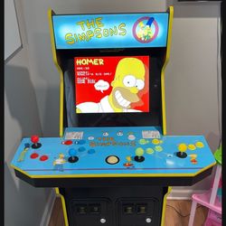 Arcade1up Simpsons 4 Player Arcade With Riser