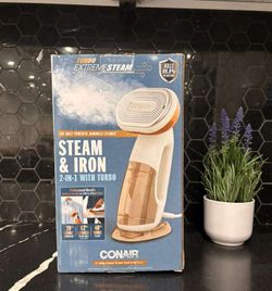 Conair 2-in-1 steamer and iron