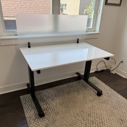 Adjustable Metal Base Standing Desk 48”x36”