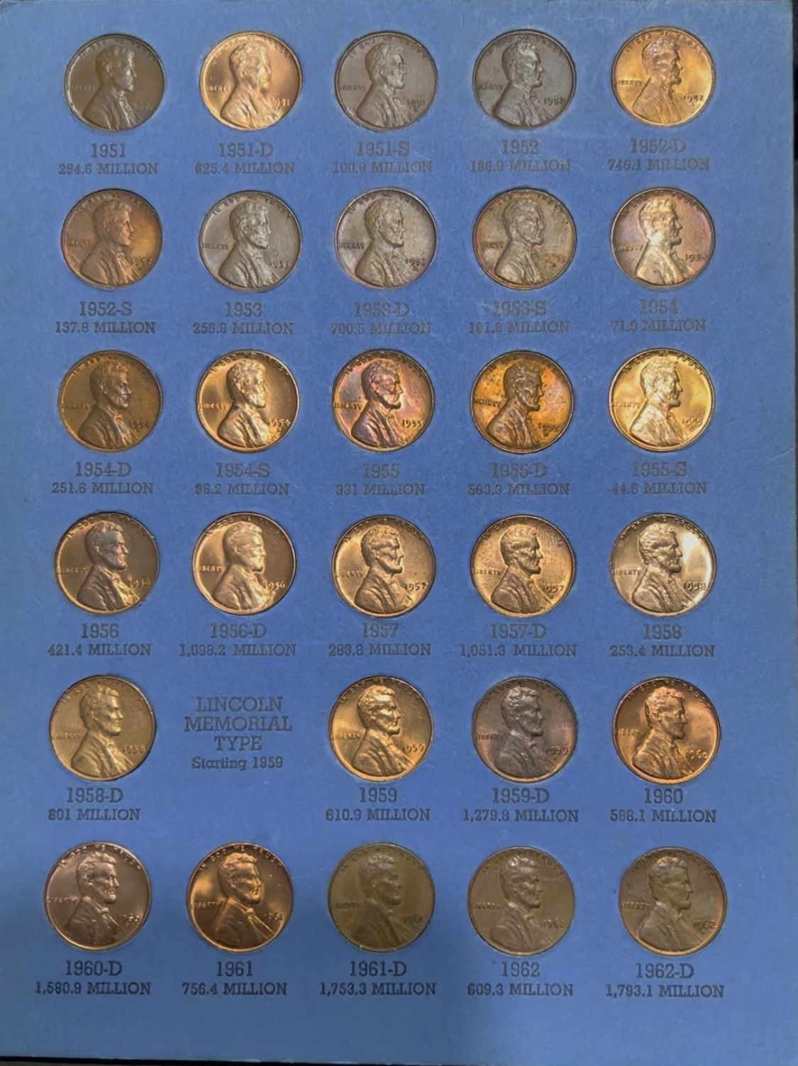 1(contact info removed) PDS Lincoln Cents Collection