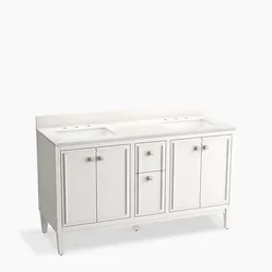 Kohler Clave™
60" bathroom vanity cabinet with sink and quartz top