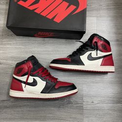 Jordan 1 High “Bred Toe” Size 11.5 In Men