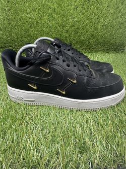 Women’s Nike Air Force 1 '07 LX 'Sisterhood - Black Metallic Gold' Size 9.5 Shoes